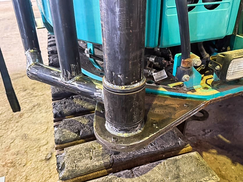 林業用ガードの取付部詳細 2