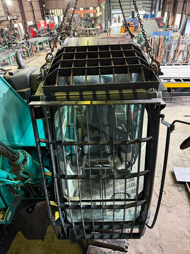 林業用ガード上部の構造写真